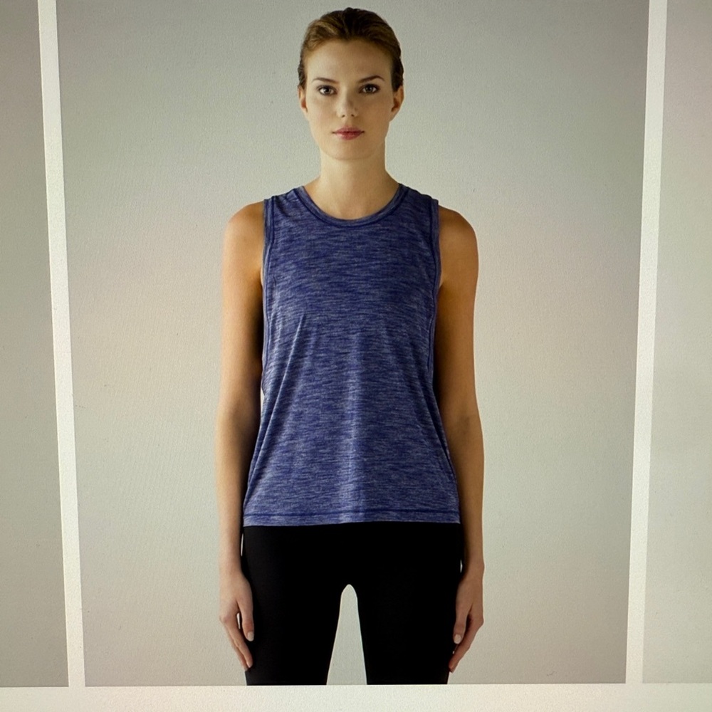 🍋🍋 Lululemon Athletica Cardio Squad Tank II in blue